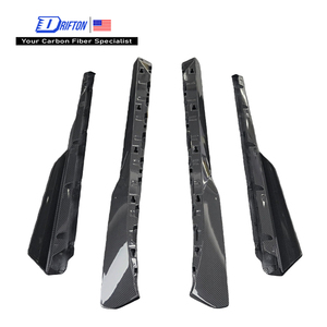 OEM Style Dry Carbon Fiber <b>Side</b> Skirt For Lamborghini Revuelto - Product Image 1