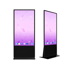 hiseeview 43-65 inch Indoor Floor <b>Standing</b> 3d digital signage for Restaurant, Digital Menu Board & Food Live Streaming Display - Product Image 2