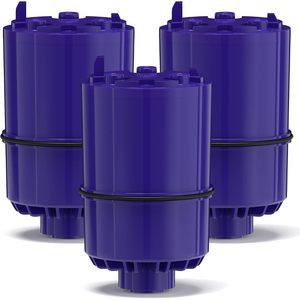 Cartouche de filtre à eau, bloc de charbon actif, 5 microns, pour systèmes de robinets domestiques, Installation facile, paquet de 3 - Product Image 1