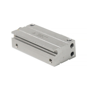 Cylindre de montage libre Cujb 4 6 8 10 12 16 20mm à double action magnétique, installation traversante, corps en aluminium - Product Image 4