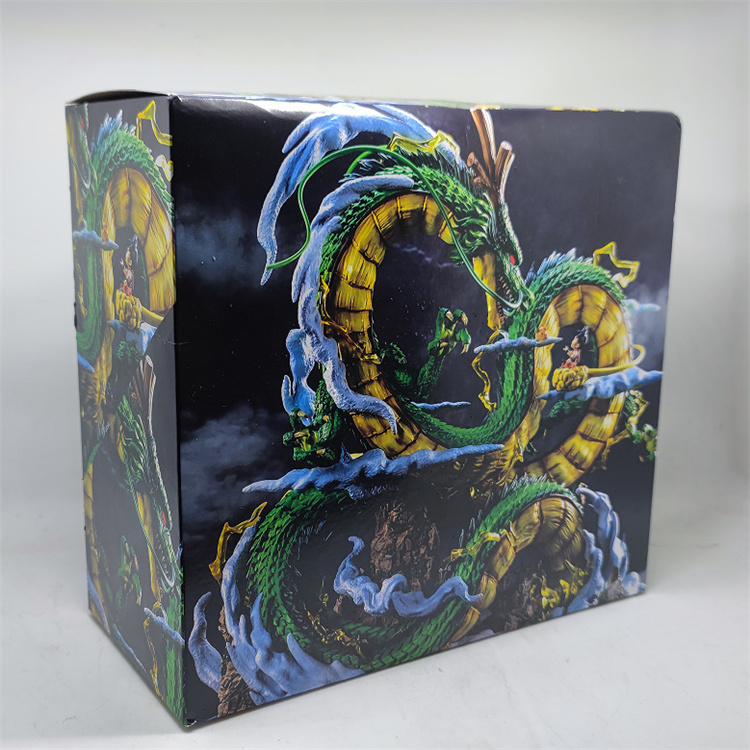Grande Figurine Dragon Ball Z Shenron Et Goku 24 Cm - PVC - Boîte Scellée Neuve