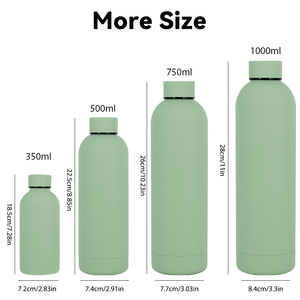 Biểu Tượng Tùy Chỉnh 500 Ml Uống Chai Thép Không Gỉ Đôi Tường Chân Không Flask Phích Nhiệt Cao Su Sơn Matte Thể Thao Dưới Nước Chai - Product Image 5