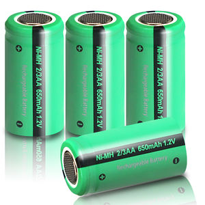 4 adet şarj edilebilir pil <span class=keywords><strong>2</strong></span>/3AA Size1.2V 650mAh güneş ışığı pil - Product Image 2