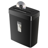 8 feuilles 13L déchiqueteuse de papier en coupe croisée nouvelle mini machine à déchiqueter manuelle en plastique pour CD et cartes de crédit