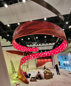 Pantalla LED Flexible con Subtítulos Desplazables, Funcionamiento Estable Sin Parpadeo, para Exhibición de Eslóganes en Interiores con Formas Especiales - Product Image 6