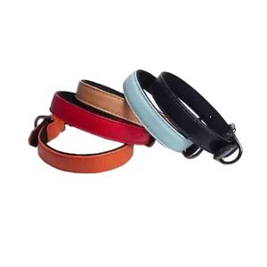 Collier de dressage original en cuir pour animaux de compagnie de qualité supérieure, matériel étanche, collier de chien réglable de luxe, fabrication en gros - Product Image 1
