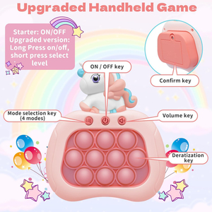 Regali di Compleanno <span class=keywords><strong>per</strong></span> Bambini, Gioco Portatile Quick Fast Push Puzzle, Giocattolo Luminoso Antistress, Divertente Gioco Sensoriale Pop Bubble - Product Image 4