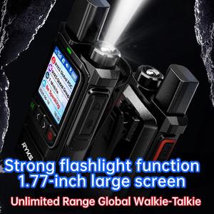 Radio bidirectionnelle Poc Radio Global 4G Walkie Talkie longue portée 5000 km pour le camping, radio amateur, compatible <span class=keywords><strong>Zello</strong></span> DMR <span class=keywords><strong>Baofeng</strong></span> UV5R Quansheng TK11 - Product Image 5