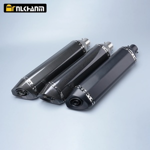Nouveau système <span class=keywords><strong>d</strong></span>'échappement universel en acier inoxydable NLKHANM pour moto, silencieux long modifié AK avec DB <span class=keywords><strong>Killer</strong></span> pour Ninja250, Ninja400, MT07 - Product Image 4