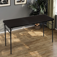 Table rectangulaire pliable moderne en métal pour la maison, l'appartement, l'hôtel, l'entrée, le bureau, le salon, l'hôpital, l'atelier