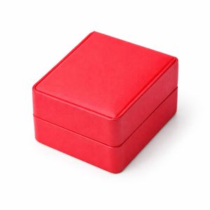 Boîte à montres pour hommes de luxe personnalisée, boîte cadeau à charnière en cuir PU rigide avec coussin en suède pour montre, estampage à chaud, logo personnalisé, vente en gros - Product Image 2