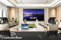 Écran de conférence tout-en-un 4K UHD, tableau blanc interactif tactile intelligent avec fonction multi-touch