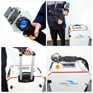 Refrigerado por aire para 500W pulso portátil 20W corte de soldadura de fibra 1000W eliminación de óxido máquina de limpieza láser eliminar pintura de la madera - Product Image 6
