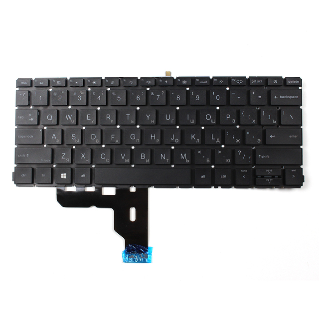 Replacement Russian Laptop Keyboard With Backlight for Probook 430 G8 435 G7 435 G8 Black RU Notebook Keyboard