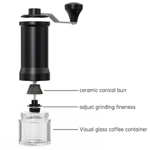 เครื่องบดกาแฟแบบมือหมุนขนาดเล็ก รุ่นคลาสสิก ปรับระดับได้ - Product Image 6