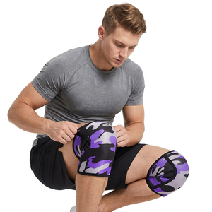 Genouillères de compression unisexe durables en néoprène respirant antidérapant de 7 mm pour la gym, le fitness, l'haltérophilie et les squats, à enfiler pour les articulations - Product Image 1