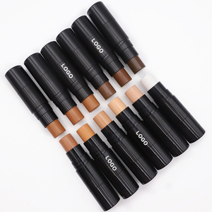 Bajo MOQ Foundation Stick Body Bronzer Contorno facial Contorno <span class=keywords><strong>de</strong></span> <span class=keywords><strong>ojos</strong></span> y lápiz resaltador Maquillaje Pro Contour Stick con cepillo - Product Image 6