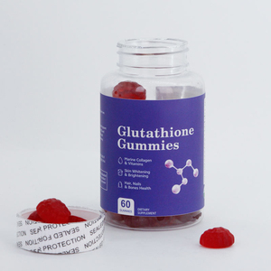 Gomitas de Glutatión, 60 Gomitas en Forma de Frambuesa con Colágeno Hidrolizado y Vitaminas, Blanqueamiento de la Piel, Apoyo para Cabello y Uñas - Product Image 1