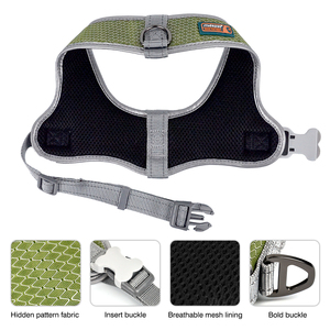 Harnais de luxe réfléchissant MIDEPET en gros, personnalisé, anti-traction, imperméable, mains libres pour chiens de petite et grande taille - Product Image 3