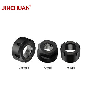 Jinchuan ER8/ER11/ER16/ER20/ER25/ER32/ER40 Tipo A/<span class=keywords><strong>M</strong></span>/UM Tuerca de sujeción ER para portaherramientas de torno CNC, fresadora y router - Product Image 1