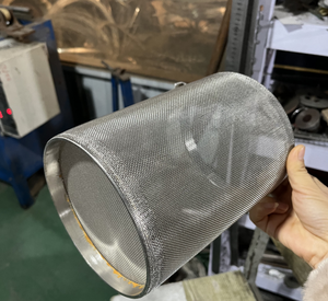 Systèmes de traitement de fluides industriels type T éléments filtrants seau de filtre à mailles métalliques en acier inoxydable - Product Image 5