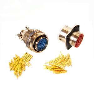 Conectores Redondos de Alta Corriente, Serie Mo-161, Enchapados en Oro, para Arnés de Cableado Automotriz - Product Image 2