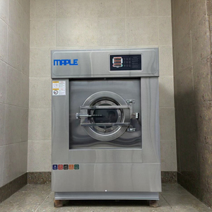 Lavadora Industrial Comercial de Acero Inoxidable Totalmente Automática para Uso en Hospitales y Hoteles, Lavadora Eléctrica Comercial de Acero Inoxidable - Product Image 1