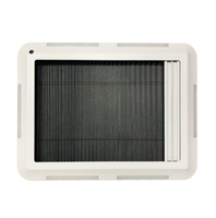 Fenêtre de toit de voiture de grande taille de haute qualité, double vitrage, verre acrylique anti-UV, angle d'ouverture de 70 degrés pour camping-car, caravane