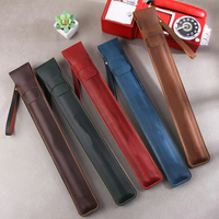Vintage Drumstick Leather Case Portable Musical Instrument Storage Bag Protective Cover for Drum Accessories