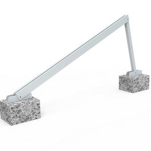 ระบบบัลลาสต์อลูมิเนียมที่ทนทานอเนกประสงค์สำหรับโมดูลพลังงานแสงอาทิตย์บนดาดฟ้าติดตั้งได้อย่างรวดเร็วบนหลังคาคอนกรีตแบบอเนกประสงค์ - Product Image 4