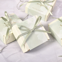 Boîte Cadeau Personnalisable pour Mariage et Fêtes, Élégante, Durable, Réutilisable, avec Laminage Mat CMYK, pour Emballage de Bonbons et Douceurs
