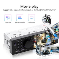 Autoradio 1 Din 7805C 4.1 MP5 Lecteur voiture Écran tactile Autoradio 1 Din Auto Radio Caméra Mirror Link