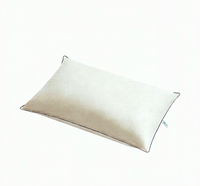 Oreiller de luxe pour hôtel, collection de qualité supérieure, taille standard, enveloppe 100 % coton biologique, oreiller doux à profil bas