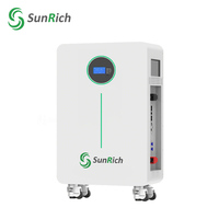Batterie solaire OEM 51,2 V 300 Ah 15 kWh LiFePO4 pour usage domestique, compatible Deye Growatt Solis, stockage d'énergie domestique, batterie lithium