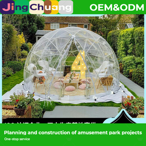 Tente de <span class=keywords><strong>camping</strong></span> sphérique transparente Jinglufa B&B, tente bulle pour chambre d'hôtes étoilée, tente de <span class=keywords><strong>camping</strong></span> étoilée - Product Image 1