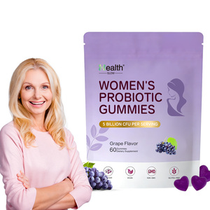 Gummies Probiotiques en Gros Saveur Raisin Équilibre Floraux Soutien Fraîcheur Féminine Marque Privée Usine GMP Laboratoire OEM pour Femmes - Product Image 1