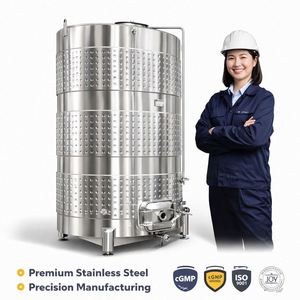 Fermentador de Acero Inoxidable de 10000 Litros para Levadura, Cerveza de Sidra, Vino de Plátano, Máquina para Hacer Vino, Tanques de Fermentación - Product Image 6