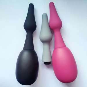 Venta al por mayor de Enema vaginal y anal, limpiador de bombilla de bola de silicona, Kit de limpiador anal, Enema reutilizable, ducha rectal para hombres homosexuales - Product Image 6