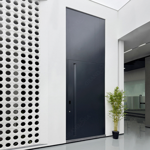 Grandsea cửa bên ngoài phía trước hiện đại thép an ninh Chất lượng cao Bullet Proof an ninh dân cư cửa cho nhà ở - Product Image 5