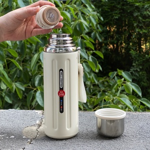 Botella Térmica de 800 ml, Material SUS 316, Portátil con Correa de Transporte, para Deportes al Aire Libre, Taza <span class=keywords><strong>Romana</strong></span> para Té - Product Image 3