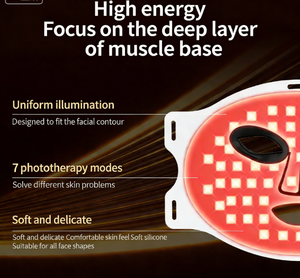 หน้ากากซิลิโคน LED หลายขนาด ขายดีข้ามพรมแดน มีสินค้าในสต็อกมากกว่า 490 แบบ ขั้นต่ำสั่งซื้อ 1 ชิ้น จัดส่งเร็วภายใน 48 ชั่วโมง รองรับ OEM/ODM - Product Image 5