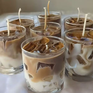 AIKUN Handmade 100% Organic Coffee Soy Wax Aromatic <b>Candles</b>-Father's Day & Diwali Edition Luxury Scented <b>Candle</b> for Home Decor - Product Image 3