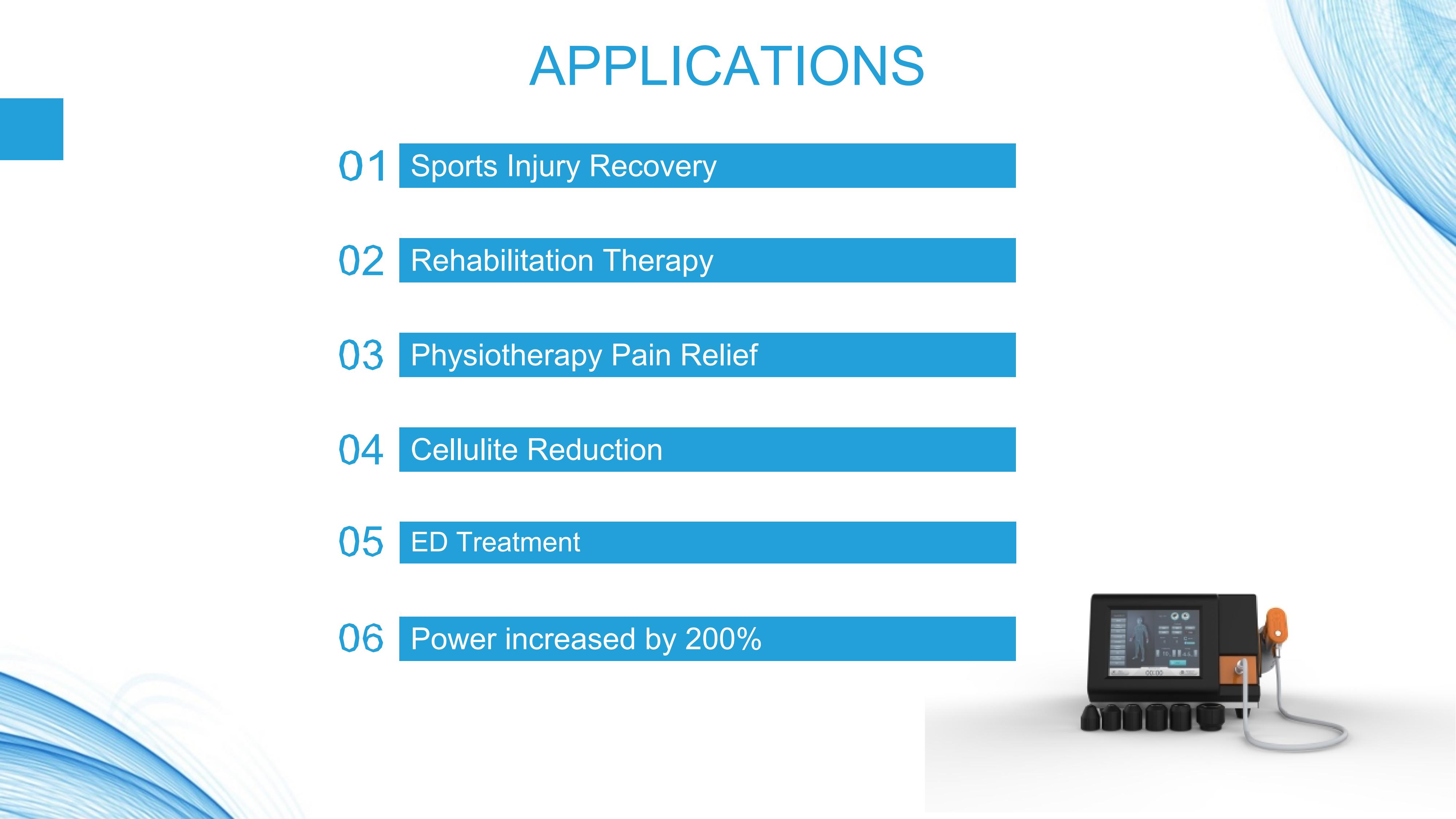 Powerful Shockwave Therapy Machine