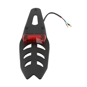 ZUQING – garde-boue arrière de moto, feu arrière LED HL200-1, déflecteur d'eau - Product Image 1