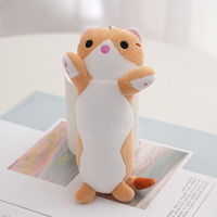 T1121 Peluche chat mignonne au design adorable, poupée exquise pour machine à attraper, poupée porte-clés, vente en gros