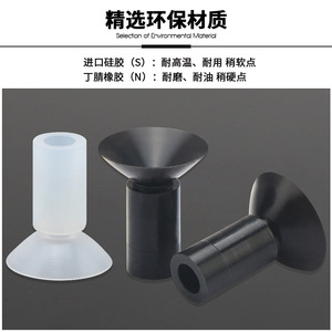 Boquilla de Silicona para Vacío Mini ZPL-16UN/S, Accesorio Neumático para Brazo Robótico de Potencia Completa, Ventosa - Product Image 4