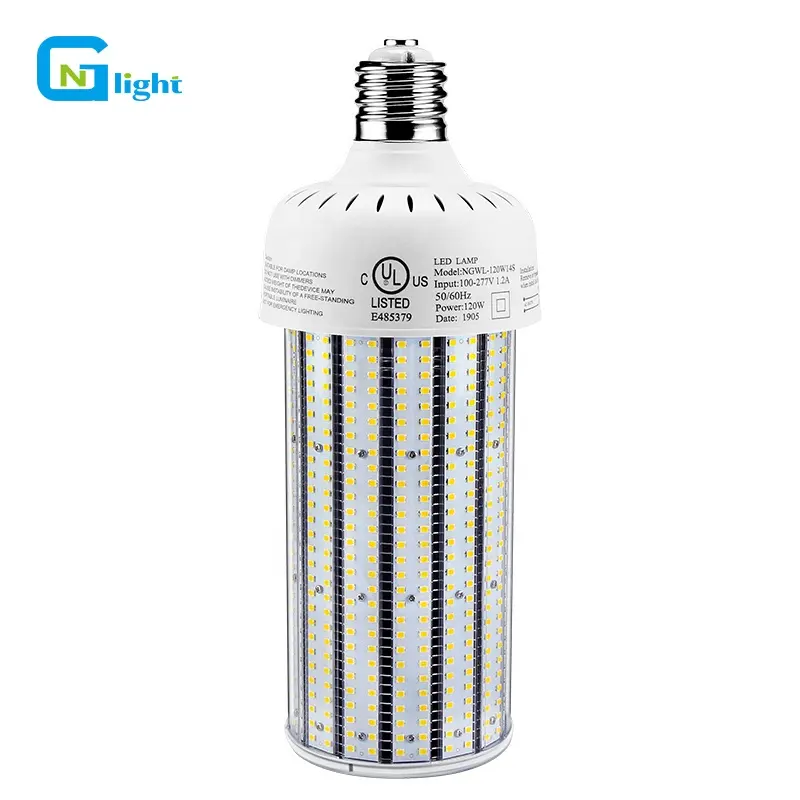 ड्यूटी फ्री एलईडी प्रकाश 360 डिग्री sunon प्रशंसक गोदाम एलईडी दुकान प्रकाश 110 वोल्ट 80W 120W 250W एलईडी मकई बल्ब e27 मकई दीपक