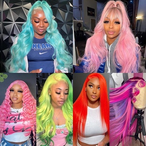 Platinum blonde <span class=keywords><strong>parrucca</strong></span> piena del merletto Brasiliano produttore, corto marrone parrucche dei capelli umani dei capelli commercio all'ingrosso della cina, weavons e parrucche per le donne - Product Image 6