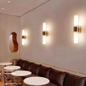 Applique murale LED fixe en verre pour couloir, miroir, décoration intérieure pour salon, chambre, salle <span class=keywords><strong>de</strong></span> bain, hôtel, intérieur. - Product Image 2