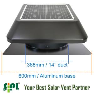 Ventilador de Extracción de Aire Solar Ecológico de Alta Calidad Whirlybird, Ventilación de Ático de Energí<span class=keywords><strong>a</strong></span> Renovable de 14'' para Uso Doméstico, Ventilador de CC - Product Image 1